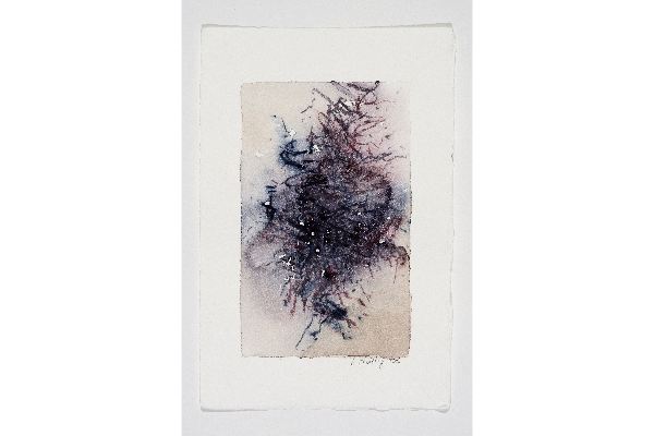 Calligraphy 8, aquarelle sur papier Arches, 7x11p.